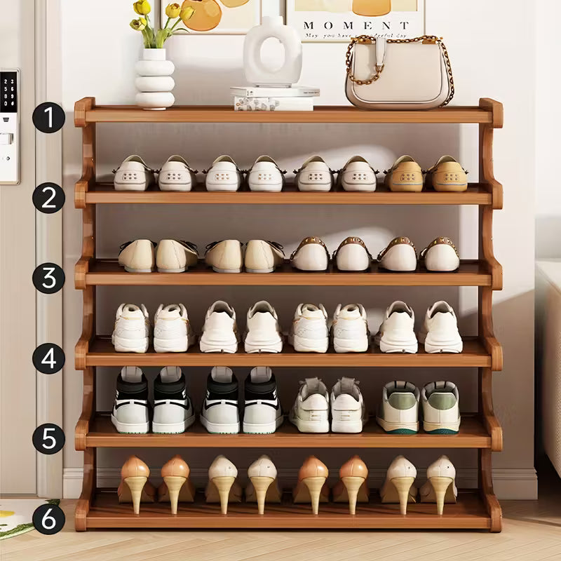 New Shoe Rack - Bamboo Shoe storage organizer