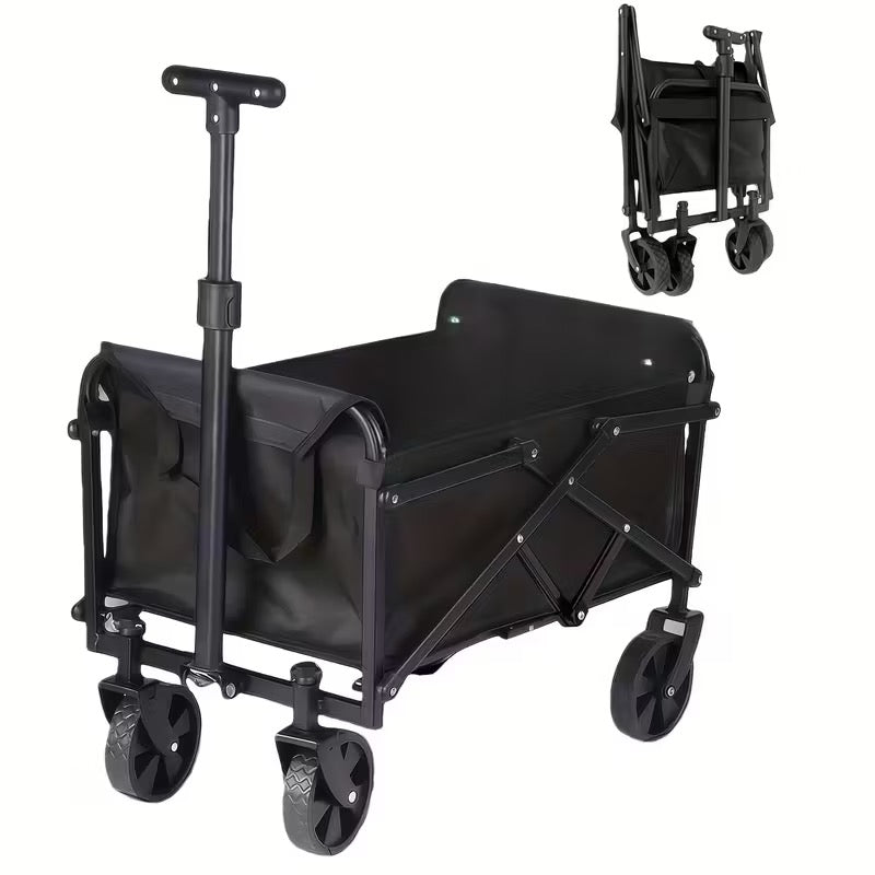 Heavy Duty Folding Utility Cart 220LB Capacity Outdoor Wagon