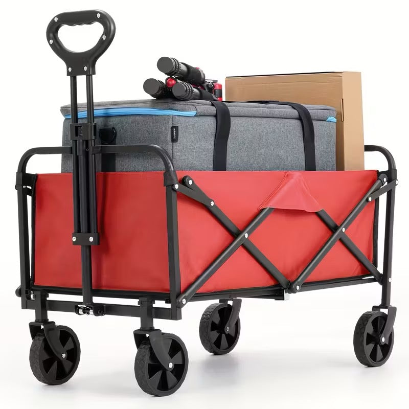 Heavy Duty Folding Utility Cart 680LB Capacity Outdoor Wagon