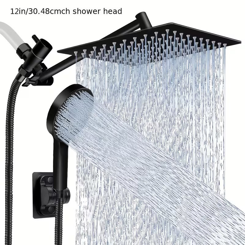 Shower Head, High Pressure Rainfall/Handheld Shower Combo